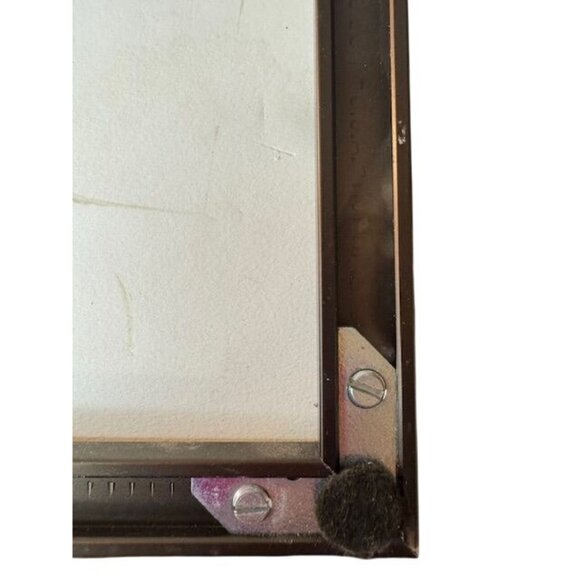 Vintage Sepia-Toned Framed Photograph Of Woman Fishing At Fox River - Picture 9 of 9